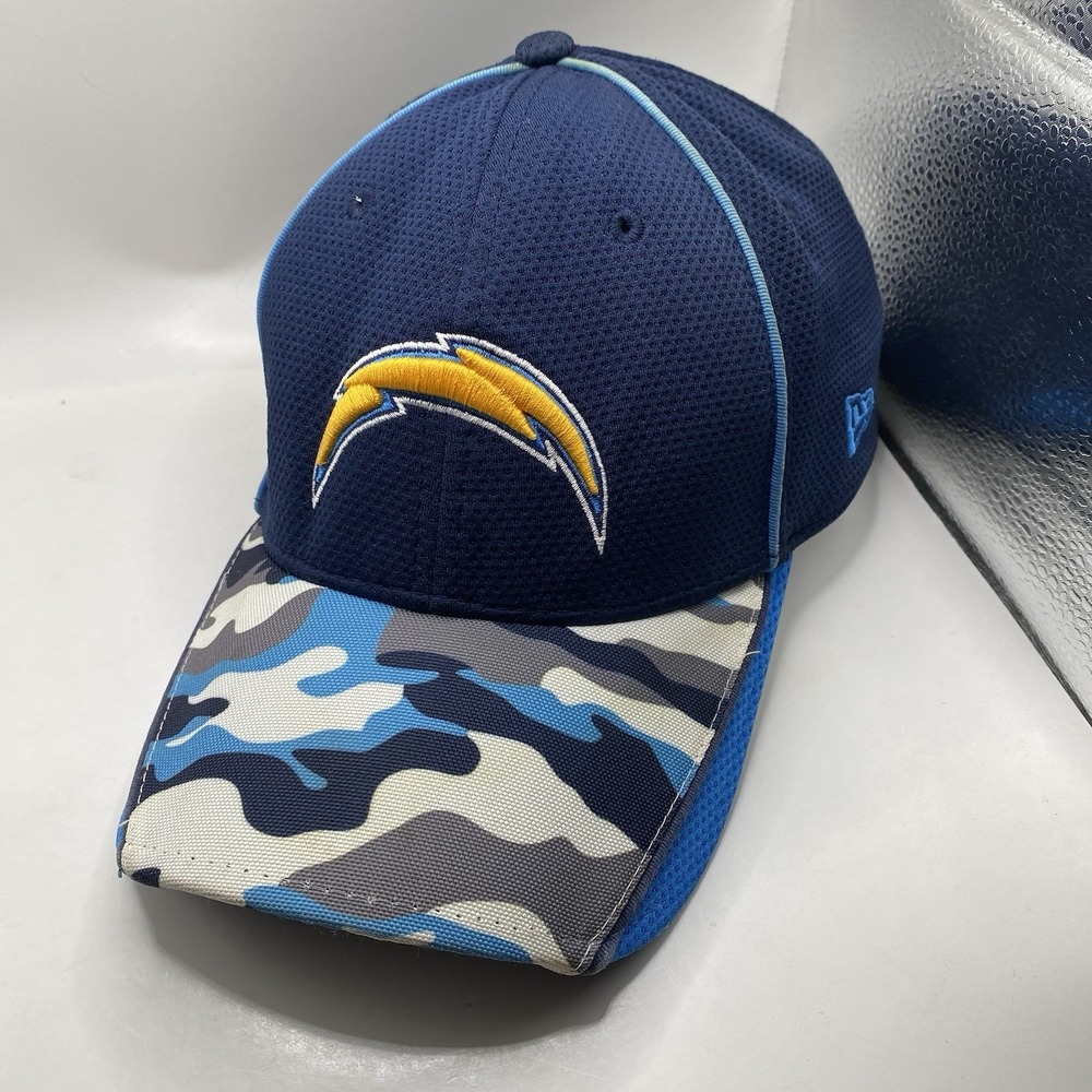 San Diego Chargers Cam Hat New Era 39thirty Stretch Fit Hat Large Cleaned
